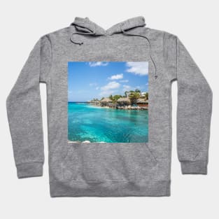 SCENERY 47 - Clear Blue Water Beach Coast Island Hoodie